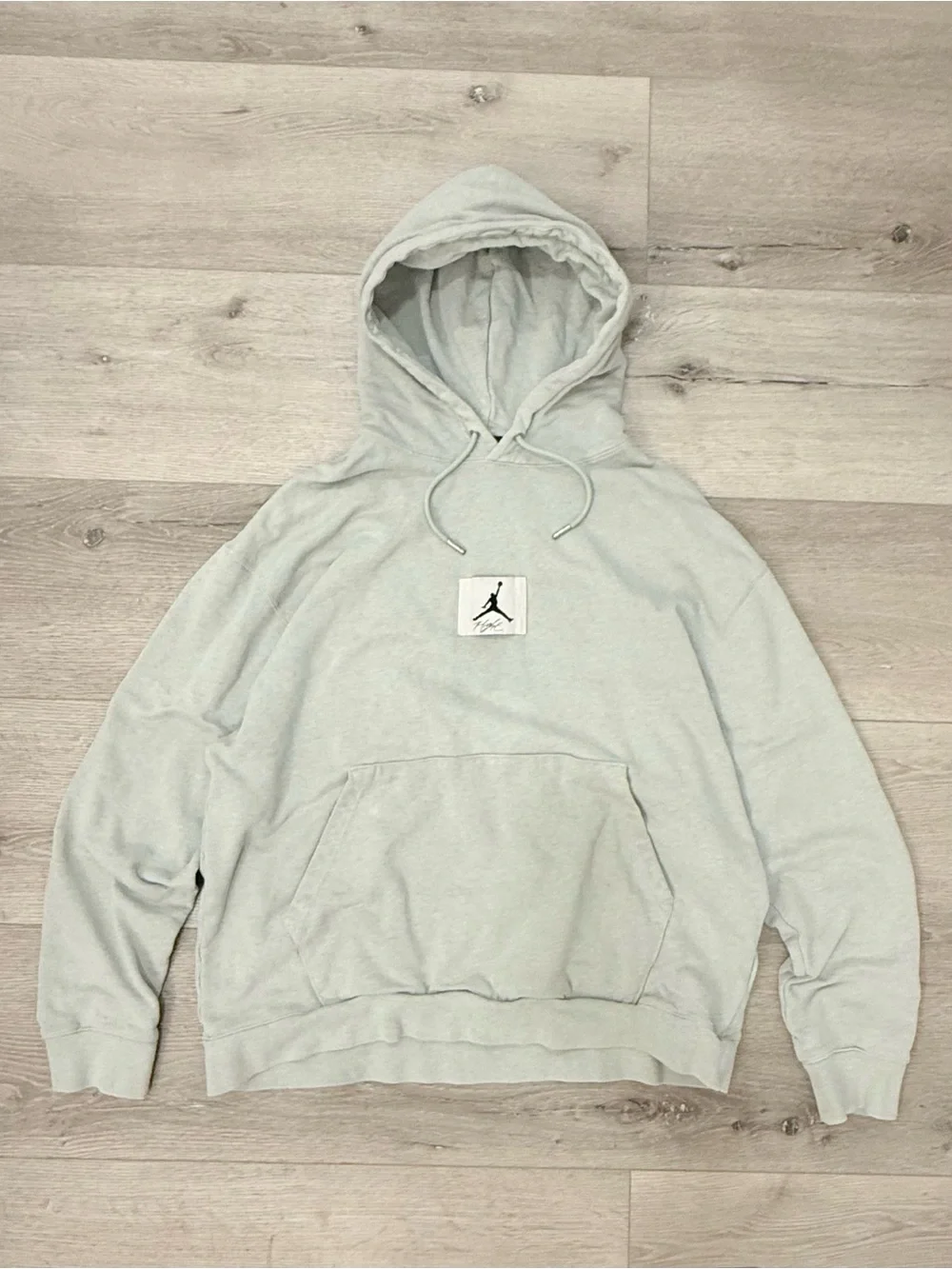 Jordan Light Gray/Blue Hoodie